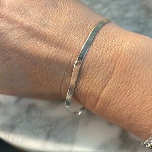 925 Sterling Silver Herringbone Bracelet 7”